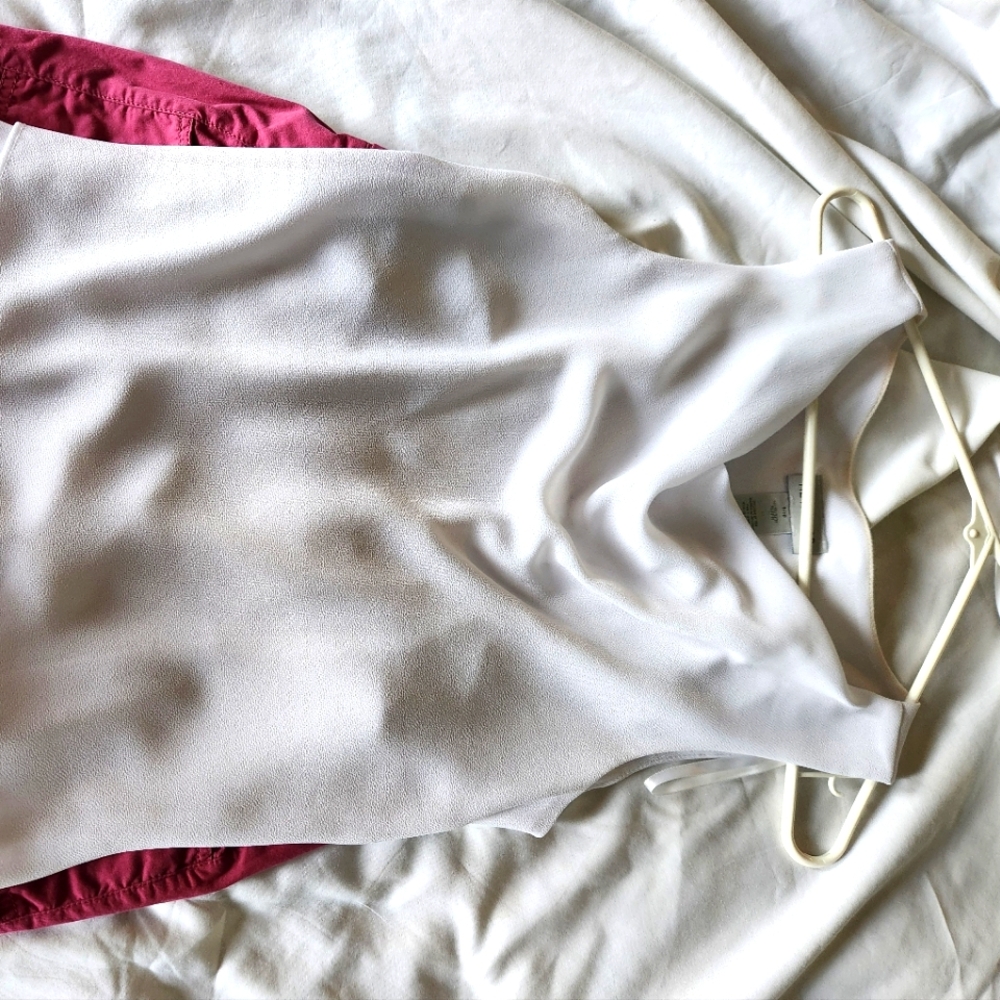 Casual dressy tank top with droop neck